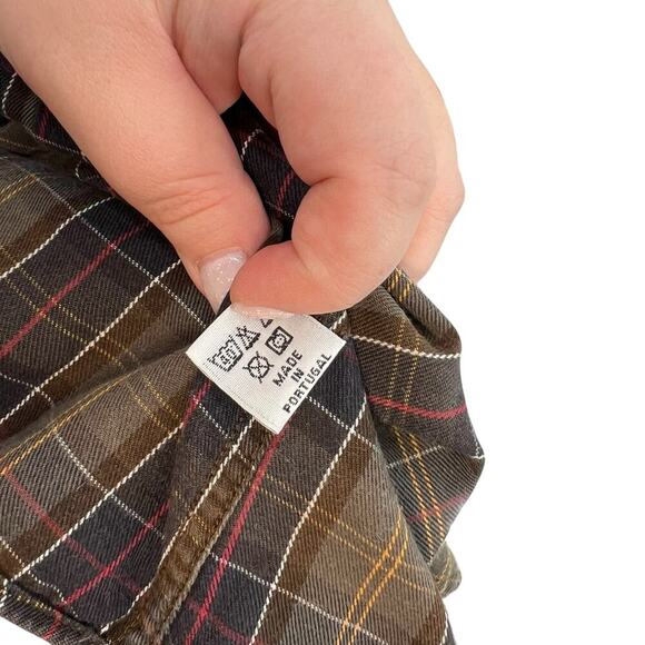 Barbour‎ Button Down Shirt Tailored Fit Check Plaid Long Sleeve Mens Size XL - Picture 10 of 10